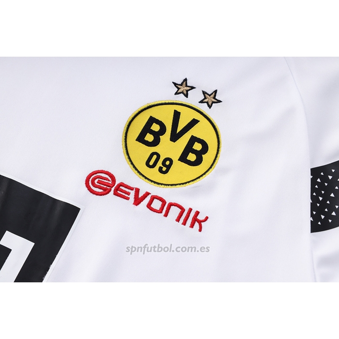 Chandal del Borussia Dortmund Manga Corta 2022-2023 Blanco - Pantalon Corto
